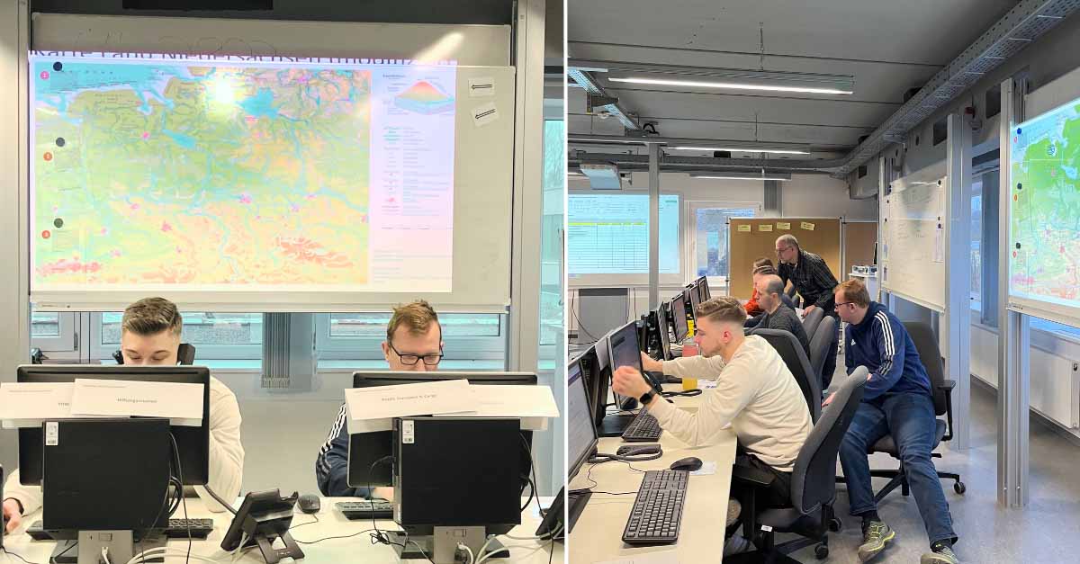 Studierende simulieren Krisensituation im Rahmen eines Planspiels